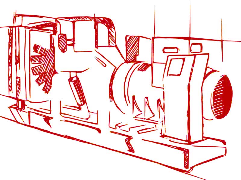 Высоковольтный дизельный генератор АД1400-Т6300-1Р (Baudouin)