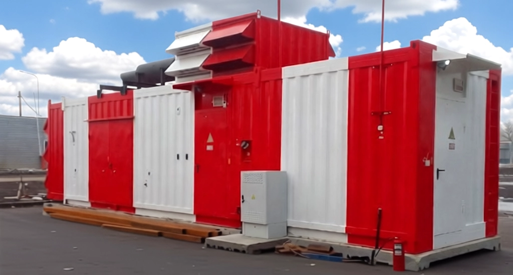 Дизельный генератор ЭТРО мощность 1600 кВт 400В Yuchai в утепленном контейнере "Север" Дизельный генератор ЭТРО двигатель Yuchai в утепленном контейнере "Север"