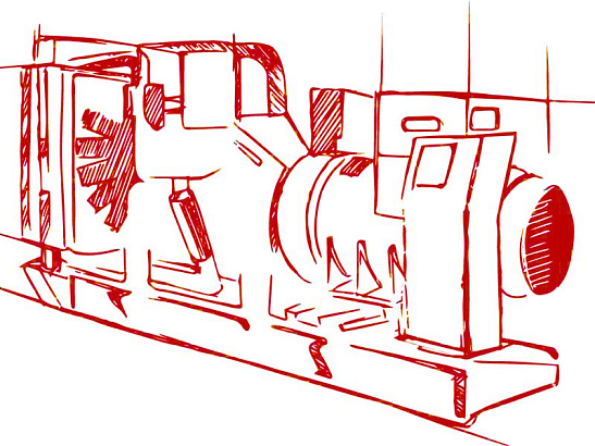 Высоковольтная ДГУ 2000 кВт 10,5 В двигатель Baudouin