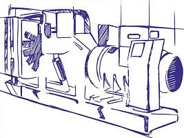 Дизельная электростанция ЭТРО в Курске АД160-Т400 изготовлена на базе двигателя Doosan P086TI для постоянного и резервного электроснабжения